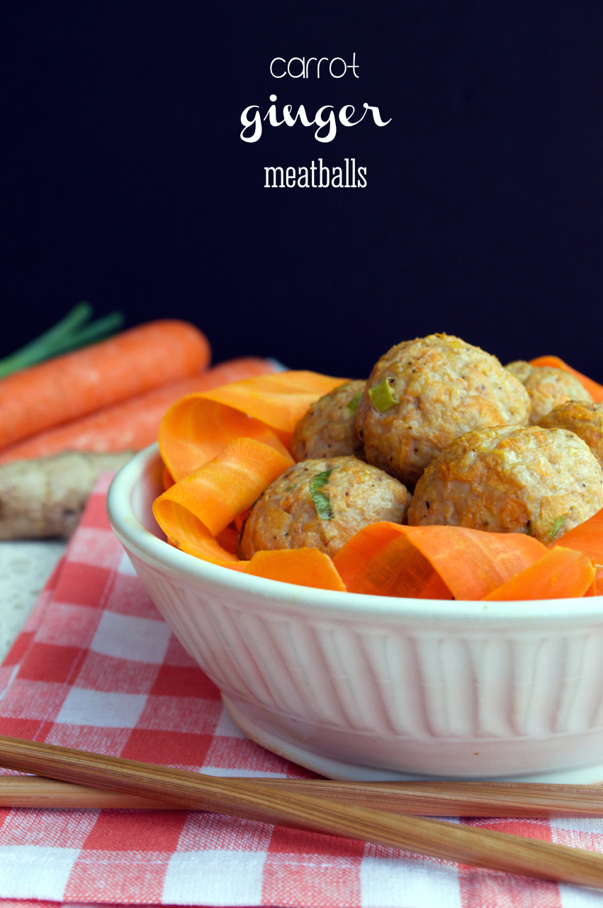 Carrot Ginger Meatballs Plaid And Paleo