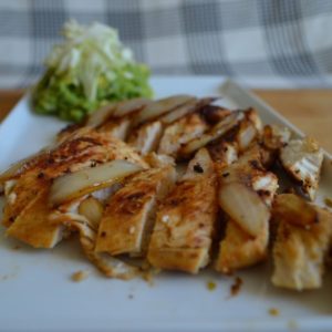 Fajita Chicken with Avocado Slaw | Plaid and Paleo