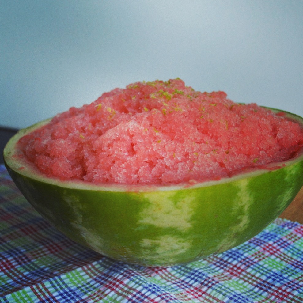 Watermelon Granita | Plaid and Paleo