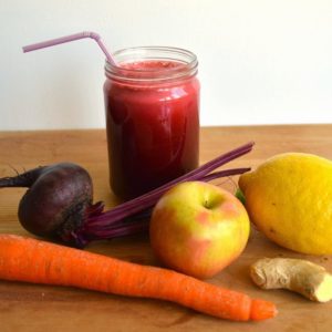 Red Roots Detox Juice | Plaid and Paleo