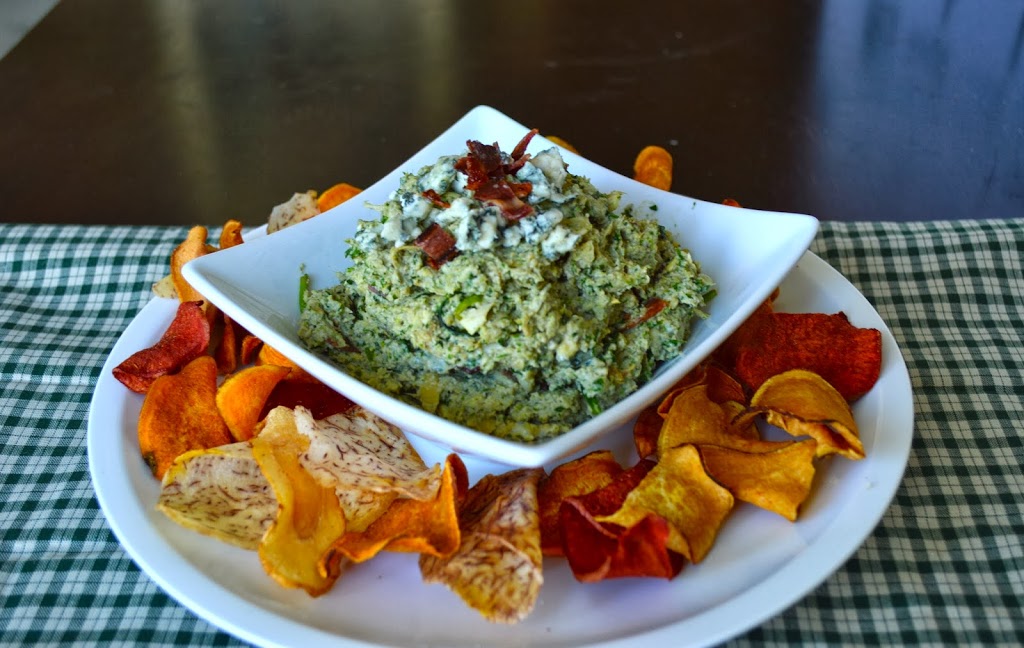 Primal Bacon Blue Cheese Spin Dip | Plaid and Paleo