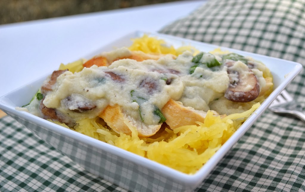 Creamy Chicken Pasta | Plaid and Paleo