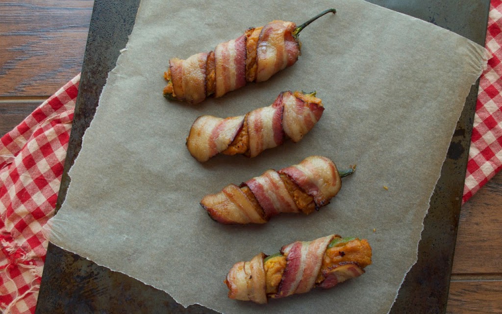 Mash Stuffed Bacon Jalapeños | Plaid and Paleo