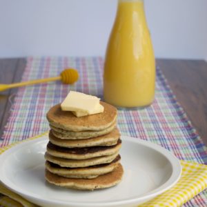 Lemon Poppyseed Pancakes | Plaid & Paleo