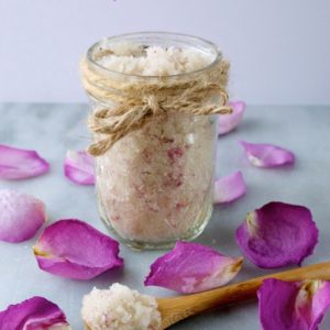Lavender Rose Sugar Scrub | Plaid & Paleo