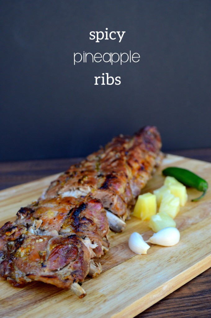 Spicy Pineapple Ribs | Plaid & Paleo