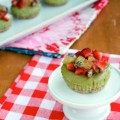 Avocado Cheesecake with Fruit Topping | Plaid and Paleo