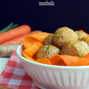 Carrot Ginger Meatballs | Plaid and Paleo