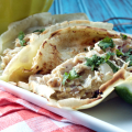Crockpot Hatch Chile Chicken Tacos | Plaid and Paleo