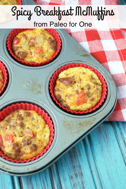 Spicy Breakfast McMuffins from Paleo for One