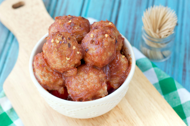 Maple Pork Meatballs | Plaid and Paleo