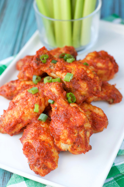 Paleo Spicy Pepper Wings | Plaid and Paleo