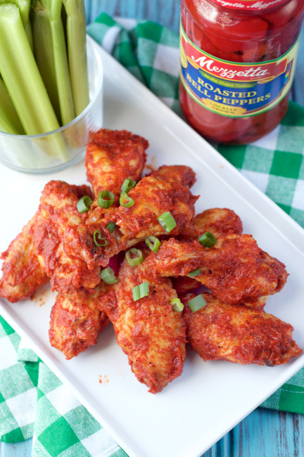 Paleo Spicy Pepper Wings | Plaid and Paleo