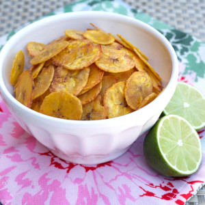 Sweet Lime Plantain Chips | Plaid and Paleo