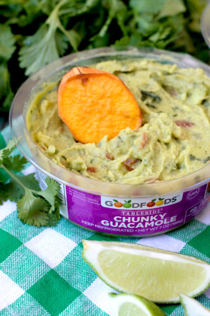 Gameday Guacamole with Sweet Potato Chips | Plaid and Paleo