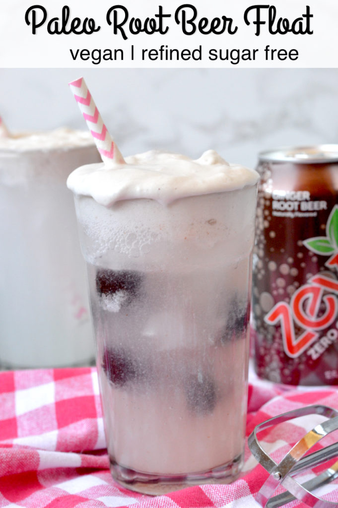 Paleo Root Beer Float | Plaid and Paleo