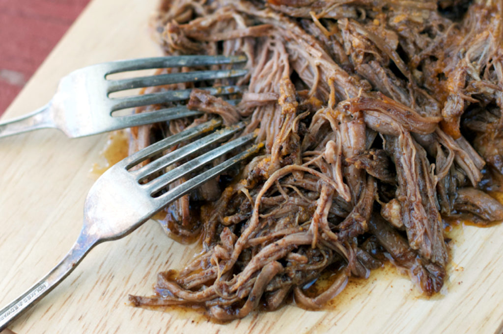Slow Cooker Sweet & Spicy Beef | Plaid and Paleo