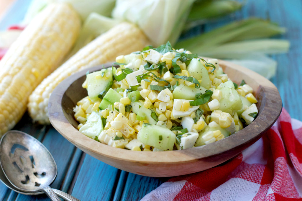 Sweet Corn Salad | Plaid and Paleo