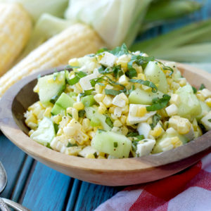 Sweet Corn Salad | Plaid and Paleo