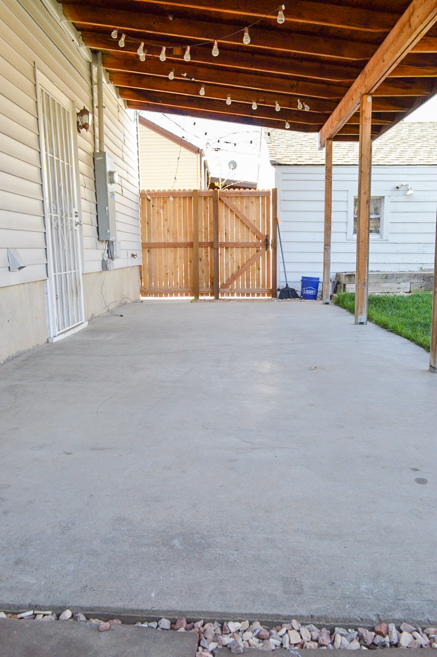 To Stencil An Existing Concrete Patio, How To Make Existing Concrete Patio Look Better